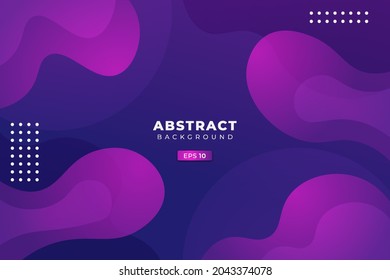 Abstract Background Modern Dynamic Fluid Shape Soft Gradient Colorful Purple Blue