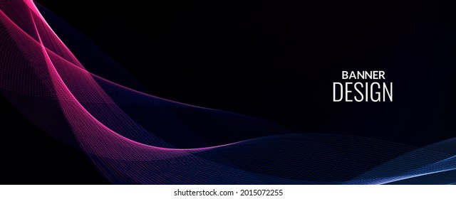 Abstract background modern elegant colorful banner background vector