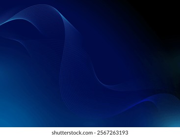 Abstract background with a modern flowing lines design