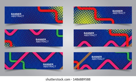 Abstract background modern futuristic graphic. Modern  Web Banner Design Background.  Creative Banner Header Templates.Eps10