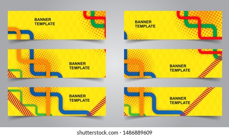 Abstract background modern futuristic graphic. Modern  Web Banner Design Background.  Creative Banner Header Templates.Eps10