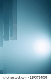 Abstract background modern futuristic graphic. Blue light background. Vector abstract 3d design, bright poster, banner blue background. Abstract vector illustration.