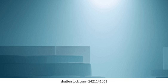 Abstract background modern futuristic graphic. Blue light background. Vector abstract 3d design, bright poster, banner blue background. Abstract vector illustration.