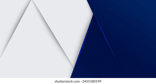 Abstract background modern futuristic graphic. Dark blue background with stripes. banner white and grey background.