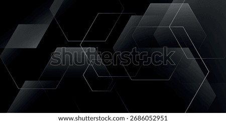 Abstract background with modern and futuristic hexagonal design. Future technology background concept. Vector illustration. EPS. 4