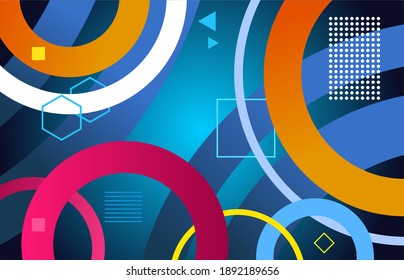 Abstract background modern geometric colorful texture design.