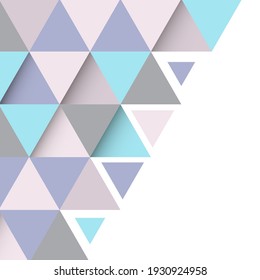 Abstract background with a modern geometric design