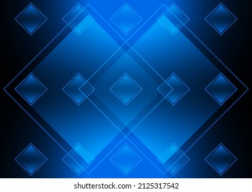 abstract background Modern Glossy glow blue color tone vector illustration 