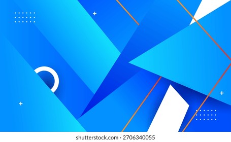 Fondo Abstractas con Formas y patrones geométricos azules degradados modernos.