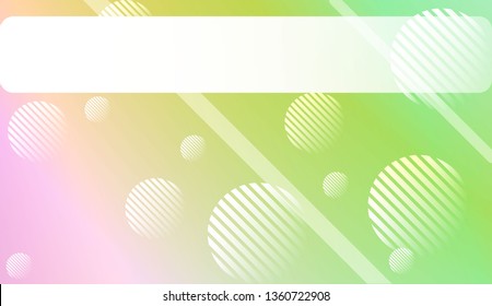Abstract Background With Modern Gradient Shape, Line, Circle, Space for Text. For Template Backgrounds. Vector Illustration with Color Gradient
