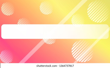 Abstract Background With Modern Gradient Shape, Line, Circle, Space for Text. For Template Backgrounds. Vector Illustration with Color Gradient