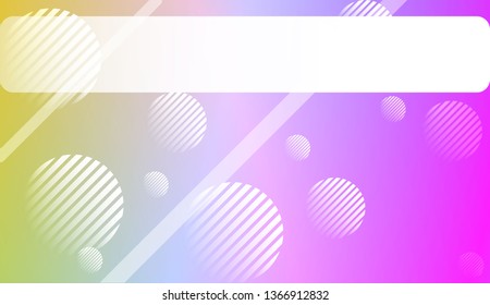 Abstract Background With Modern Gradient Shape, Line, Circle, Space for Text. For Template Backgrounds. Vector Illustration with Color Gradient
