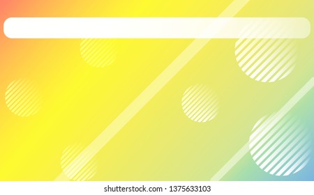 Abstract Background With Modern Gradient Shape, Line, Circle, Space for Text. For Template Backgrounds. Vector Illustration with Color Gradient