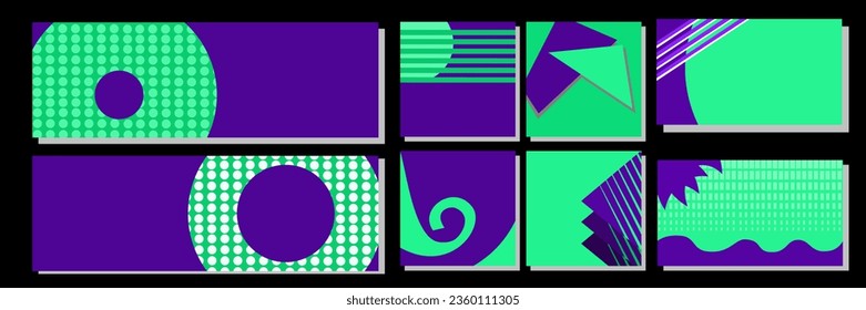 Abstract background modern graphic. Vector abstract background texture design, bright poster, banner purple and neon green background Vector illustration