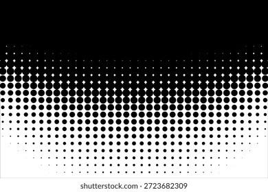 Abstrakter Hintergrund mit modernem, gepunktetem Halbtondesign. Minimalistisches Vektordesign für Cover, Banner, Broschüre, Präsentation, Zertifikat und Website. Vektorgrafik