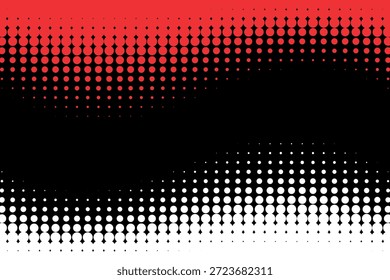 Abstrakter Hintergrund mit modernem, gepunktetem Halbtondesign. Minimalistisches Vektordesign für Cover, Banner, Broschüre, Präsentation, Zertifikat und Website. Vektorgrafik EPS 5