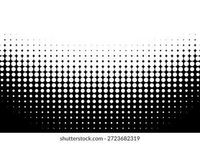 Abstrakter Hintergrund mit modernem, gepunktetem Halbtondesign. Minimalistisches Vektordesign für Cover, Banner, Broschüre, Präsentation, Zertifikat und Website. Vektorgrafik EPS 2
