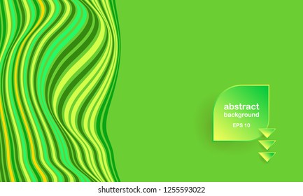 Abstract background modern hipster futuristic graphic. Green background with texture. Vector illustration.