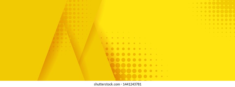 Abstract background modern hipster futuristic graphic. Illuminating Yellow background. Hipster abstract background with halfton effect Vector illustration.