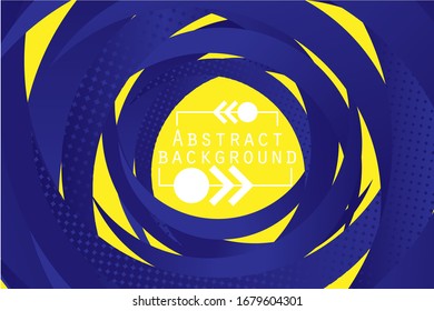 Abstract background modern hipster futuristic graphic. Yellow background with stripes. Vector abstract background texture design, bright poster, banner yellow and blue background Vector illustration.