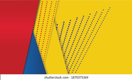 Abstract background modern hipster futuristic graphic. background with stripes. Vector abstract background texture design, bright poster, banner red,yellow and blue background Vector illustration