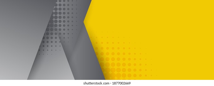 Abstract background modern hipster futuristic graphic  Yellow background and stripes  Vector abstract background texture design  bright banner yellow aand gray color the year background Vector
