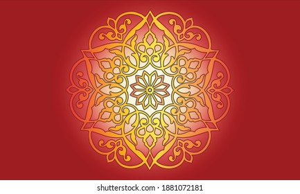 Abstract background modern hipster futuristic graphic. red background with stripes. Vector abstract background texture design, bright poster, banner yellow and red background Vector illustration 