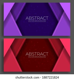 Abstract background modern hipster futuristic graphic. Yellow background with stripes. Vector abstract background texture design, bright poster, banner purple and red background Vector illustration.