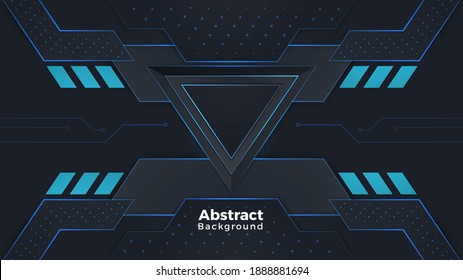 Abstract background modern hipster futuristic graphic. blue background with stripes. Vector abstract background texture design, bright poster, banner yellow and blue background Vector illustration