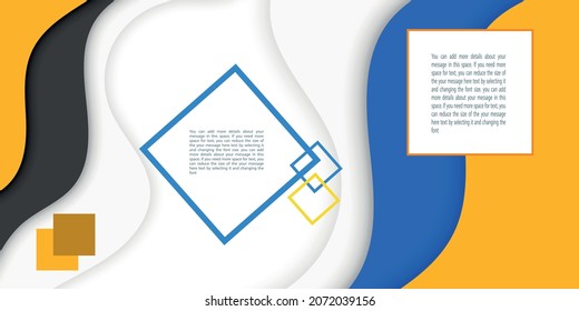 Abstract background modern hipster futuristic graphic. Yellow background . Vector abstract background texture design, bright poster, banner yellow and blue background Vector illustration. eps 10