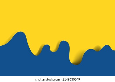 Abstract background modern hipster futuristic graphic. Yellow background with stripes. Vector abstract background texture design, bright poster, banner yellow and blue background Vector illustration.
