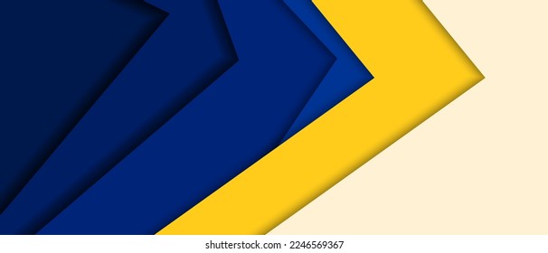 Resumen de fondo moderno hipster gráfico futurista. Fondo amarillo con rayas. Diseño de textura de fondo abstracto vectorial, afiche brillante, imagen de fondo amarillo y azul de la pancarta Vector.