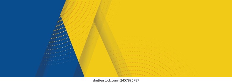 Abstract background modern hipster futuristic graphic. Yellow background with stripes. Vector abstract background texture design, bright poster, banner yellow and blue background Vector illustration