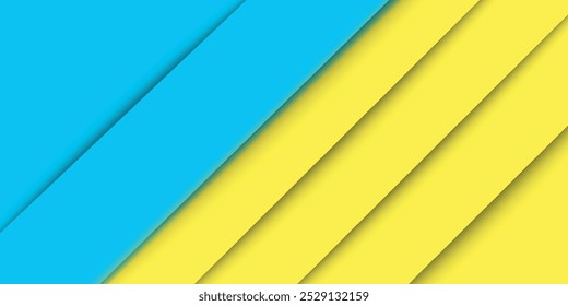 Abstract background modern hipster futuristic graphic. Yellow background with stripes. Vector abstract background texture design, bright poster, banner yellow and blue background Vector illustration