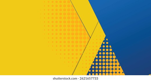 Fundo abstrato moderno hipster gráfico futurista. Fundo amarelo com listras. Vetor abstrato fundo textura design, cartaz brilhante, banner amarelo e azul fundo Ilustração de vetor.