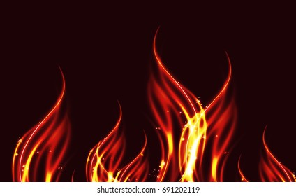 Abstract background with modern line wave pattern. Abstract Fire.