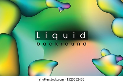 abstract background modern liquid color with fluid composition. vector eps 10.