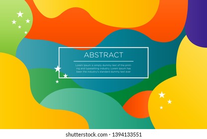 abstract background, modern liquid template, banner template