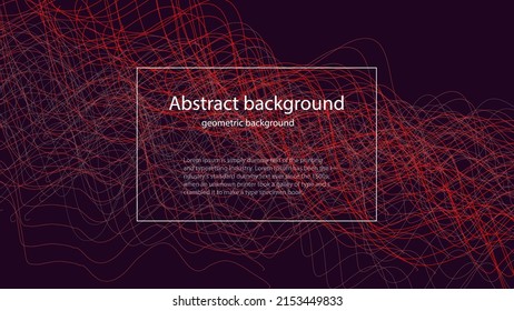 Abstract background modern Minimal geometric background. Dynamic shapes composition.