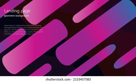 Abstract background modern Minimal geometric background. Dynamic shapes composition.
