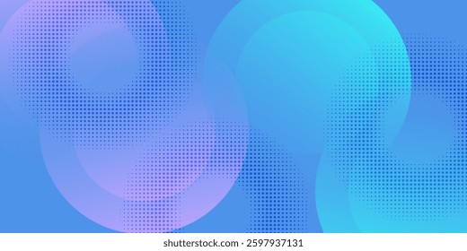 abstract background. modern. minimalist. blue and pink gradient. circle effect. memphis.