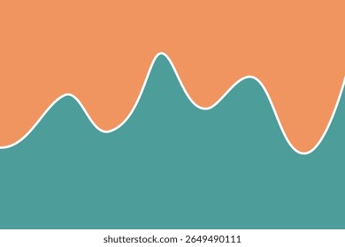 Abstract background in modern minimalist style with autumn tones