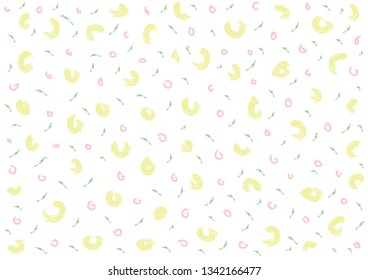 Abstract background with modern retro design. Art style backdrop with dry brush strokes. 