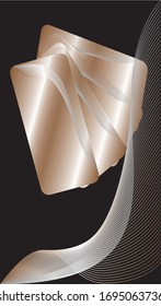 Abstract background. Modern screen vector design for mobile app