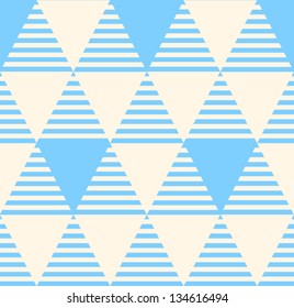 Abstract background. Modern seamless pattern with triangles. Vector illustration