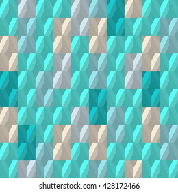 Abstract background. Modern seamless pattern with diamond. Vector illustration.