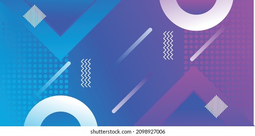 
Fondo abstracto de formas modernas con colores violeta y azul. adecuado para cualquier tema