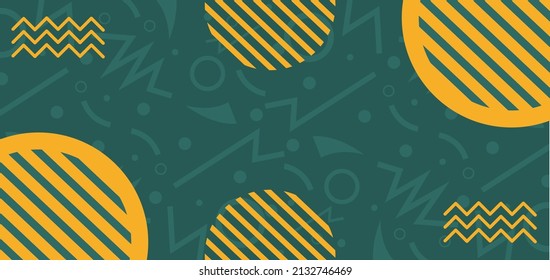 
Abstract background of modern shapes in yellow and green colors. suitable for any theme with copy space