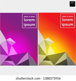 the abstract background with modern and shiny design concept