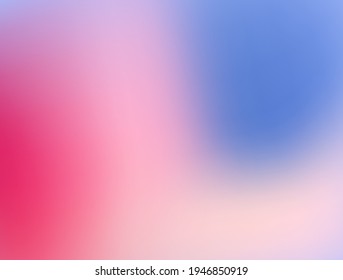 Abstract background in modern style with blurred, matte effect, smooth gradient in bright colors. Vector illustration.